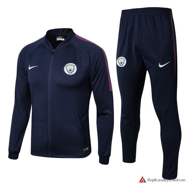 Chandal Manchester City 2017-2018 Azul Rosa